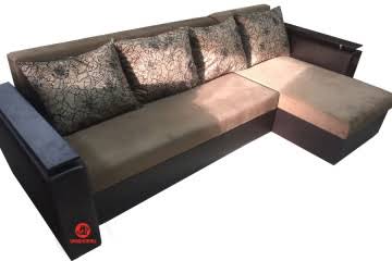 Угловой диван «Еврокнижка с подлокотниками»